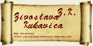 Živoslava Kukavica vizit kartica